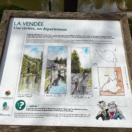 La Maison Du Bonheur Le Gue-de-Velluire Bagian luar foto